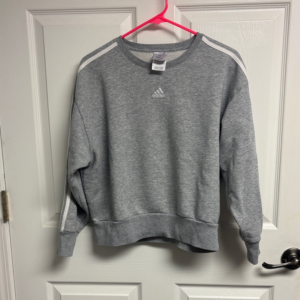 Adidas Gray Crewneck Loose fit size 16